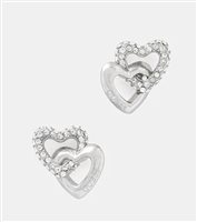 Ohrringe Guess Dame Beloved in Stahl Cristallo JUBE06 015JW